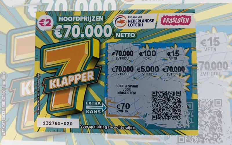 Op dit Kraslot viel een hoofdprijs