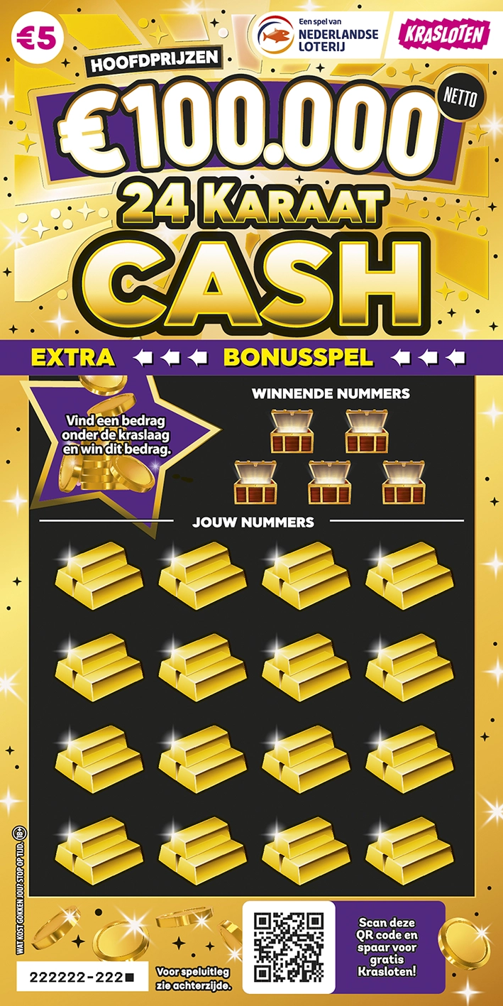24 Karaat Cash Kraslot