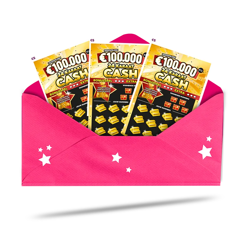 Winstraat 24 Karaat Cash pakket Krasloten