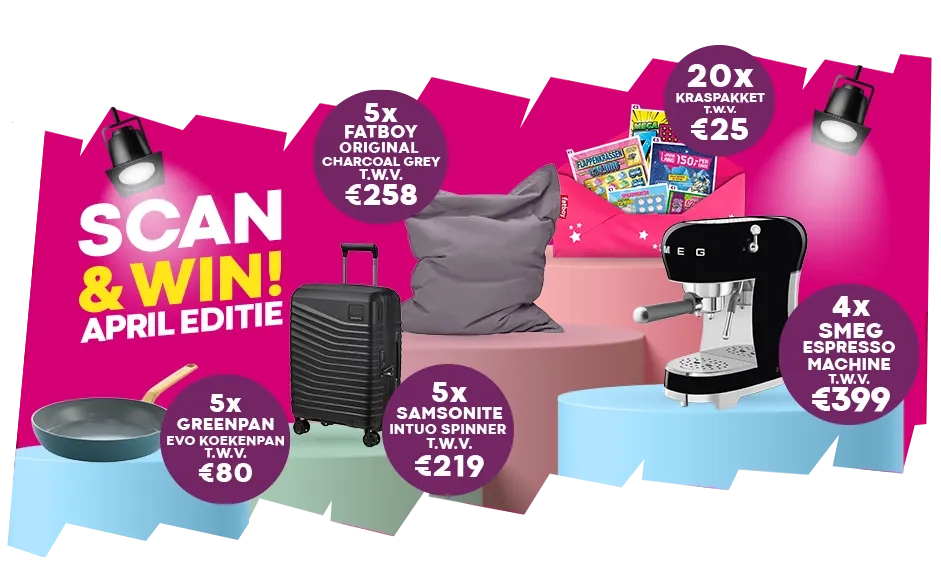 Scan en win prijzenpakket