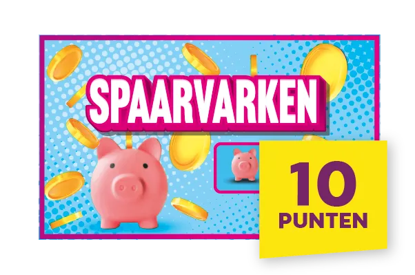 Spaarvarken 10 punten
