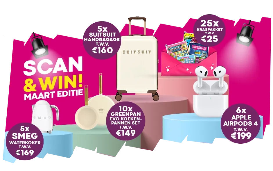 Scan en Win prijzenpakket 