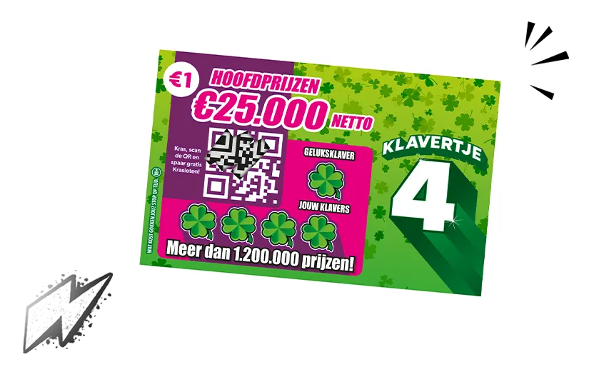 Krasloten Klavertje 4
