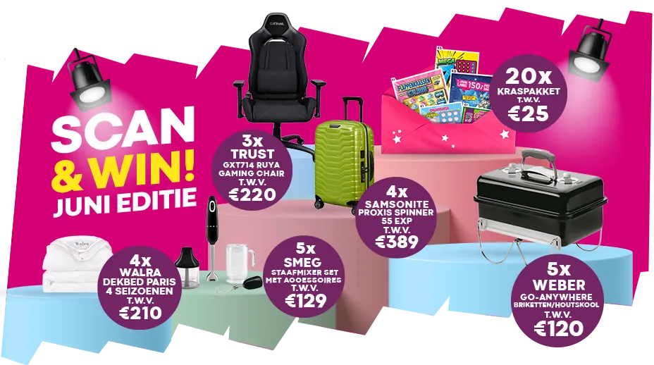 Scan en Win prijzenpakket 